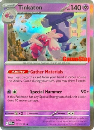 Tinkaton 105/193 [Miscellaneous Cards & Products]  - Holofoil