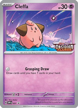 Cleffa 037 [SV Scarlet & Violet Promo Cards]  - Holofoil