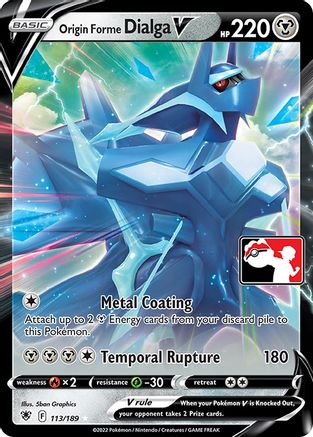 Origin Forme Dialga V 113 [Prize Pack Series Cards]  - Holofoil