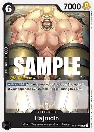 Hajrudin (OP04-088)  [Kingdoms of Intrigue Pre-Release Cards]