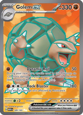 Golem ex 189/165 [SV Scarlet & Violet 151]  - Holofoil