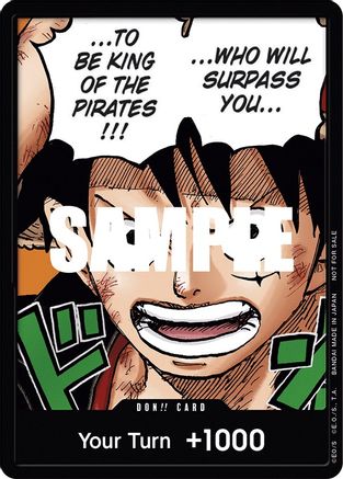 DON!! Card (Monkey.D.Luffy) (1st Anniversary DON!! Card Pack)  [One Piece Promotion Cards]