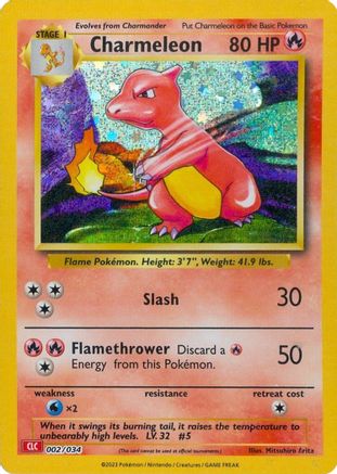 Charmeleon 002/034 [Trading Card Game Classic]  - Holofoil