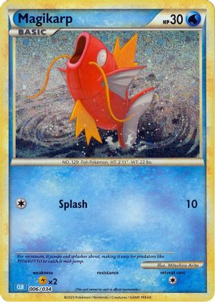 Magikarp 006/034 [Trading Card Game Classic]  - Holofoil