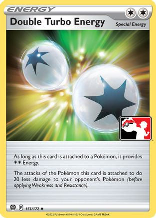 Double Turbo Energy (Cosmos Holo) 151/172 [Prize Pack Series Cards]  - Holofoil