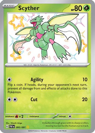 Scyther 095/091 [SV Paldean Fates]  - Holofoil