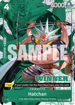 Hatchan (Winner Pack Vol. 6) (OP03-033)  [One Piece Promotion Cards] Foil