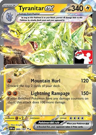Tyranitar ex 066/197 [Prize Pack Series Cards]  - Holofoil