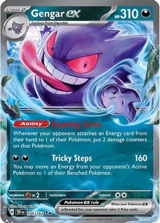 Gengar ex 104/162 [SV05 Temporal Forces]  - Holofoil