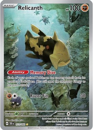 Relicanth 173/162 [SV05 Temporal Forces]  - Holofoil