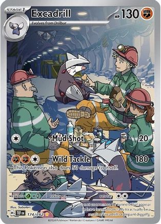 Excadrill 174/162 [SV05 Temporal Forces]  - Holofoil