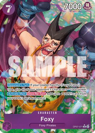 Foxy (071) (Parallel) (OP07-071)  [500 Years in the Future] Foil