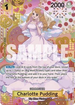 Charlotte Pudding (SP) (OP03-112)  [Two Legends] Foil