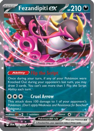 Fezandipiti ex 038/064 [SV Shrouded Fable]  - Holofoil