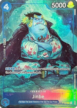 Jinbe (Premium Card Collection -BANDAI CARD GAMES Fest. 23-24 Edition-) (P-030)  [One Piece Promotion Cards] Foil