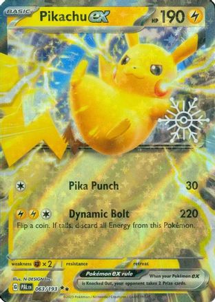 Pikachu ex (Holiday Calendar) 063/193 [Miscellaneous Cards & Products]  - Holofoil