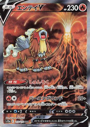 Entei V - 213/172 (213/172) [JP S12a VSTAR Universe] Holofoil
