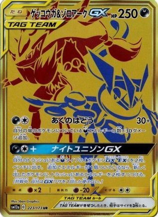 Greninja & Zoroark GX - 223/173 (223/173) [JP SM12a TAG TEAM GX Tag All Stars] Holofoil