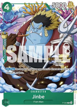 Jinbe (CS 2024 Event Pack) (P-063)  [One Piece Promotion Cards] Foil