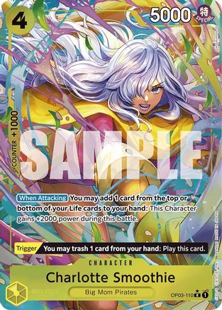 Charlotte Smoothie (Alternate Art) (OP03-110)  [Premium Booster -The Best-] Foil