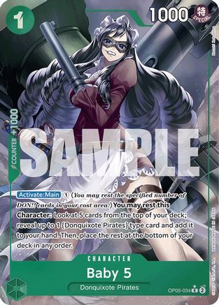Baby 5 (OP05-034) (Full Art) (OP05-034)  [Premium Booster -The Best-] Foil