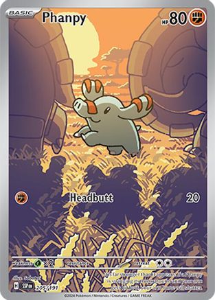 Phanpy 205/191 [SV08 Surging Sparks]  - Holofoil