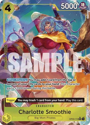 Charlotte Smoothie (Full Art) (OP03-110)  [Premium Booster -The Best-] Foil