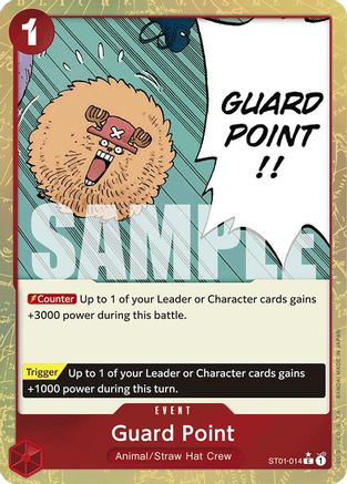 Guard Point (Textured Foil) (ST01-014)  [Premium Booster -The Best-] Foil