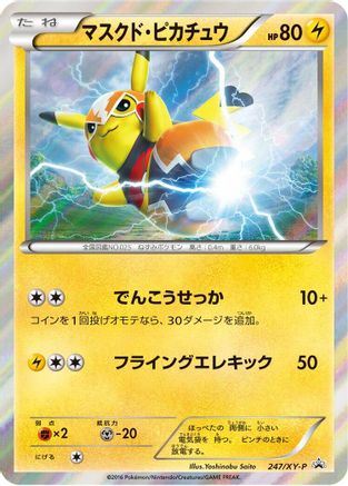 Pikachu Libre - 247/XY-P (247/XY-P) [JP XYP XY Promos] Holofoil