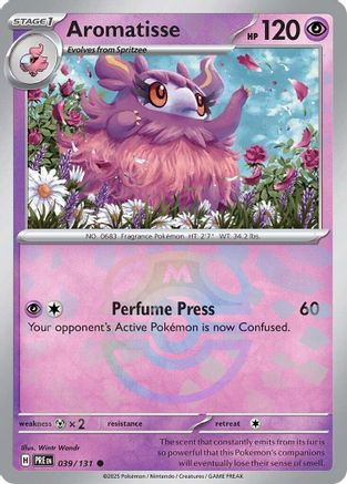 Aromatisse (Master Ball Pattern) 039/131 [SV Prismatic Evolutions]  - Holofoil