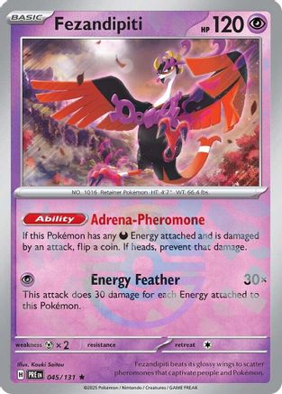 Fezandipiti (Master Ball Pattern) 045/131 [SV Prismatic Evolutions]  - Holofoil