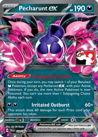 Pecharunt ex 039 [Prize Pack Series Cards]  - Holofoil