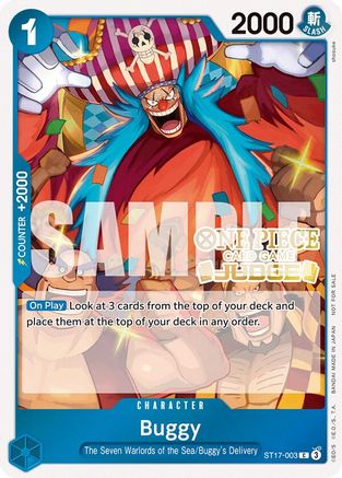 Buggy (Judge Pack Vol. 5) (ST17-003)  [One Piece Promotion Cards] Foil