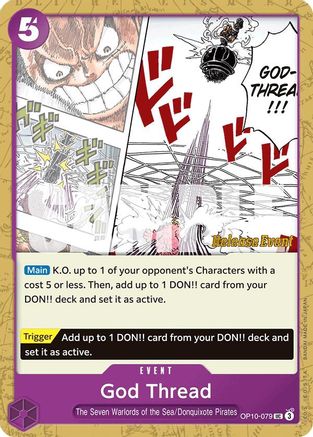God Thread (OP10-079)  [Royal Blood Release Event Cards]