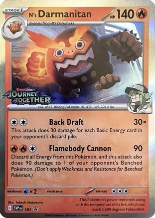 N's Darmanitan 181 [SV Scarlet & Violet Promo Cards]  - Holofoil