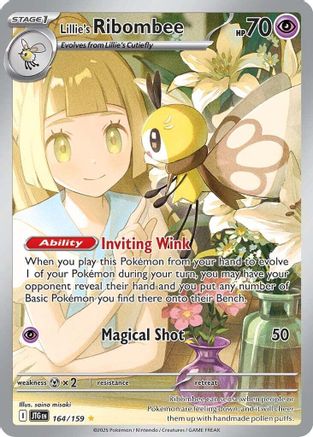 Lillie's Ribombee 164/159 [SV09 Journey Together]  - Holofoil