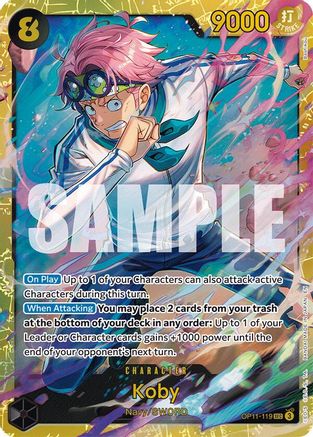 Koby (119) (OP11-119)  [A Fist of Divine Speed] Foil