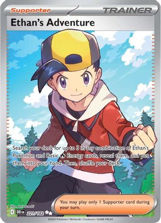 Ethan's Adventure 221/182 [SV10 Destined Rivals]  - Holofoil