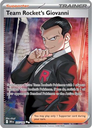 Team Rocket's Giovanni 225/182  - Holofoil