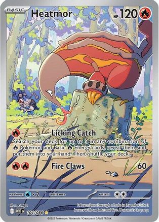 Heatmor 104/086 [SV White Flare]  - Holofoil
