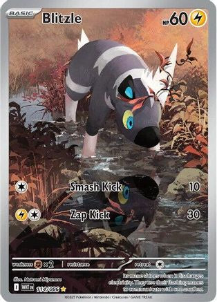 Blitzle 114/086 [SV White Flare]  - Holofoil