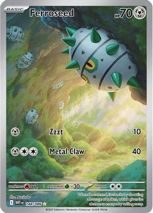 Ferroseed 148/086 [SV White Flare]  - Holofoil