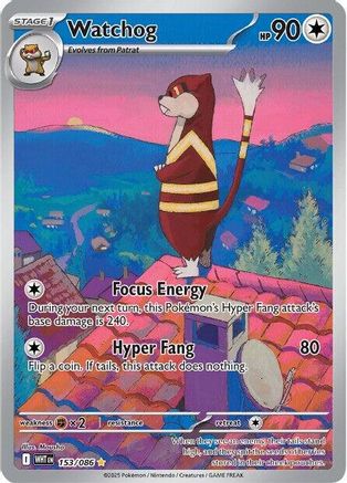 Watchog 153/086 [SV White Flare]  - Holofoil