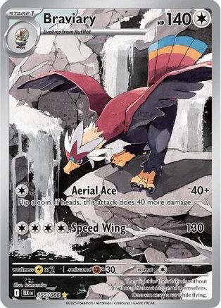 Braviary 155/086 [SV Black Bolt]  - Holofoil