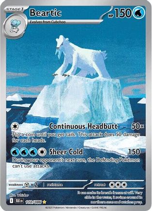 Beartic 110/086 [SV Black Bolt]  - Holofoil