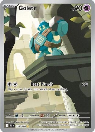 Golett 122/086 [SV Black Bolt]  - Holofoil