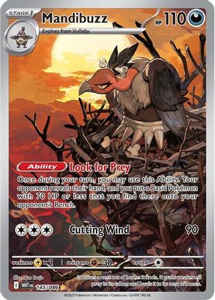 Mandibuzz 145/086 [SV White Flare]  - Holofoil