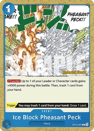 Ice Block Pheasant Peck (OP12-057)  [Legacy of the Master Release Event Cards]