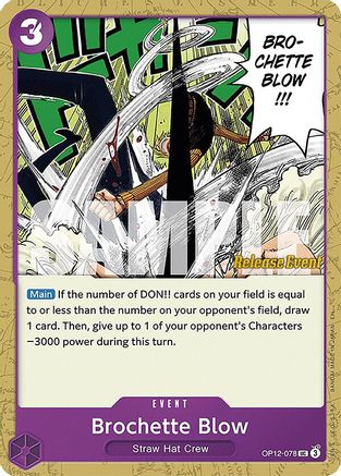 Brochette Blow (OP12-078)  [Legacy of the Master Release Event Cards]