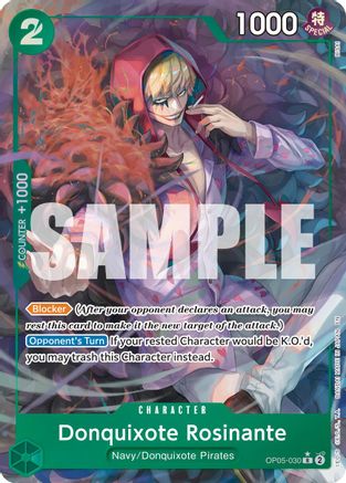 Donquixote Rosinante (Alternate Art) (OP05-030)  [Premium Booster -The Best- Vol. 2] Foil